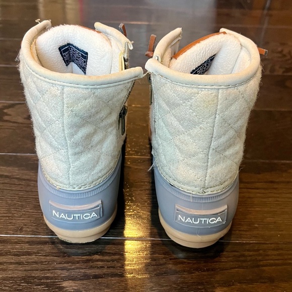 Nautica Quilted Wooley Duck Boots Waterproof Winter Snow / Rain Booties - Picture 7 of 16
